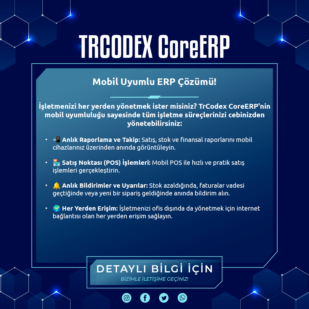 ERP Sistemi - CoreERP Yazılım - Görsel 5